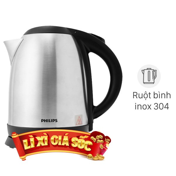 Bình đun siêu tốc Philips 1.5 lít HD9306