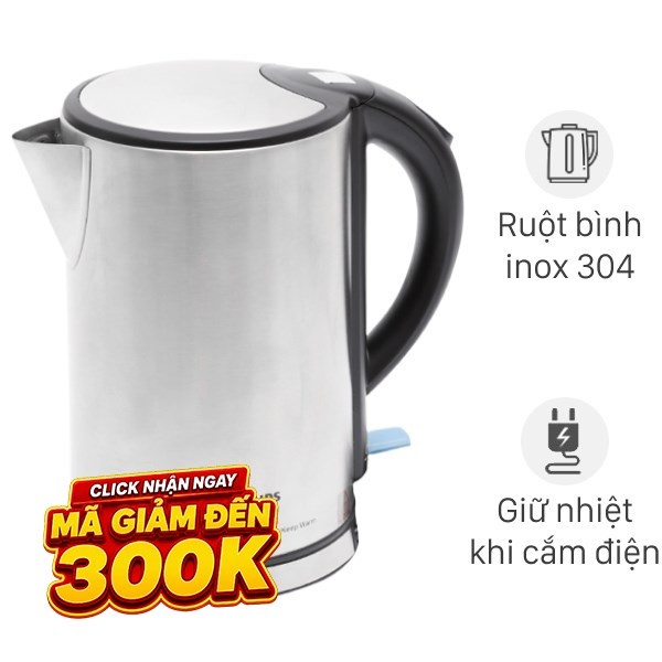 Bình đun siêu tốc Philips 1.7 lít HD9316