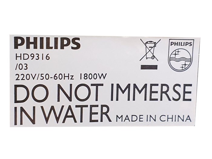 Bình đun siêu tốc Philips 1.7 lít HD9316 Màu Đen - Bạc