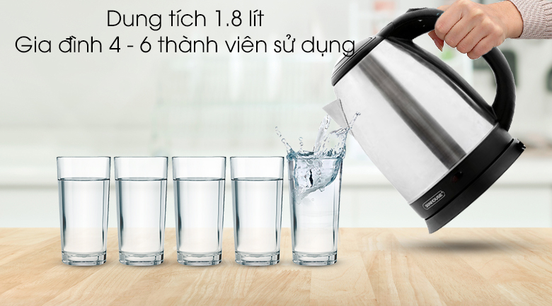 Bình đun siêu tốc Sunhouse 1.8 lít SHD1182