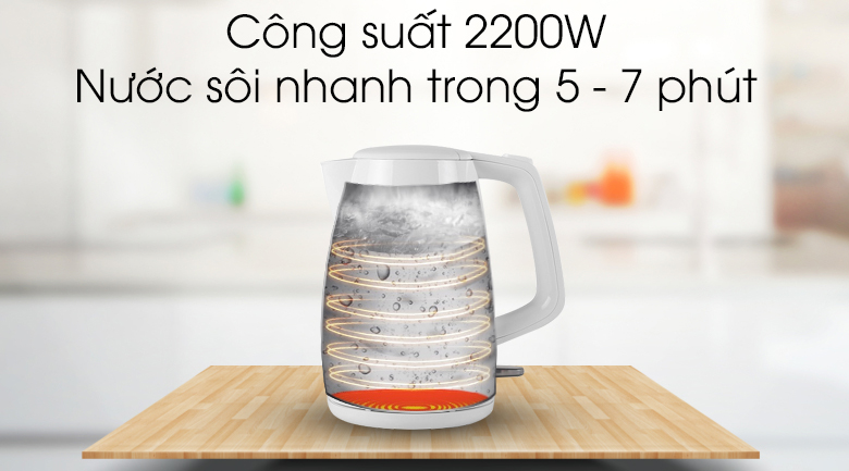 Bình siêu tốc Electrolux 1.5 lít EEK1303W