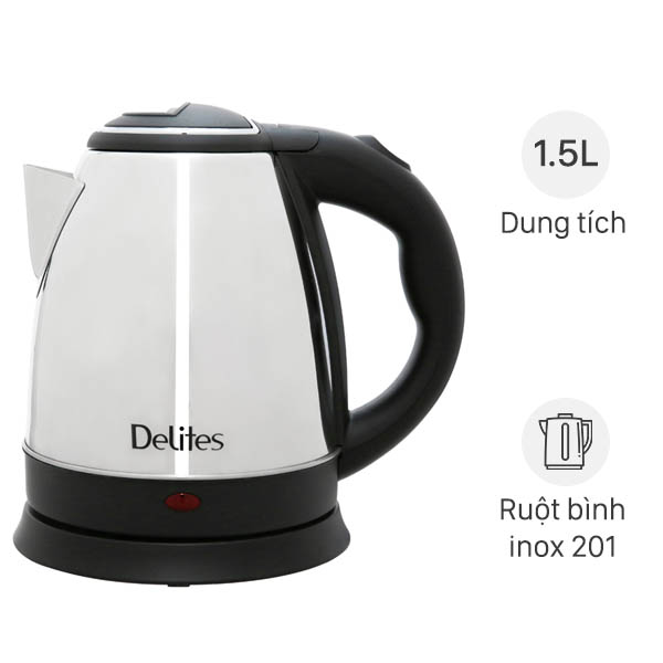 Bình đun siêu tốc Delites 1.5 lít ST15S01