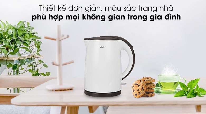 Bình đun siêu tốc Midea 1.5 lít MK-15D