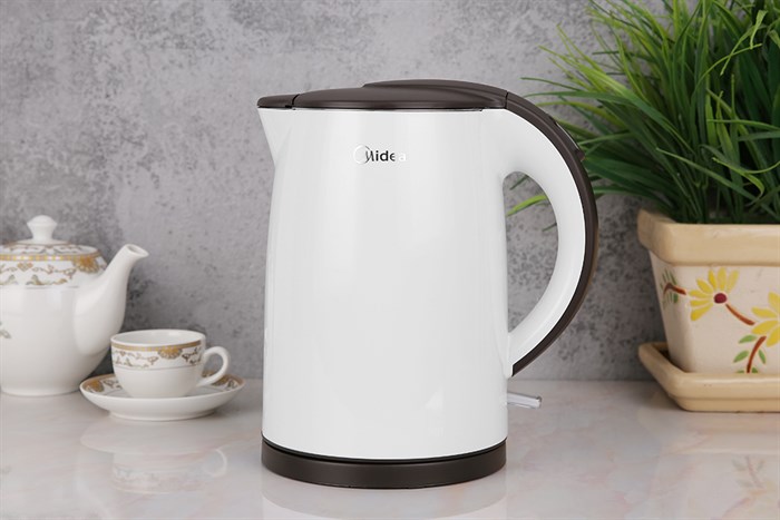Bình đun siêu tốc Midea 1.5 lít MK-15D Màu Trắng