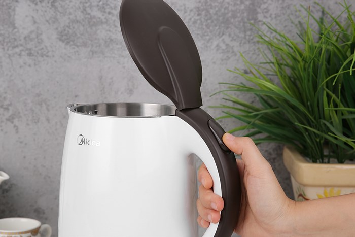 Bình đun siêu tốc Midea 1.5 lít MK-15D Màu Trắng