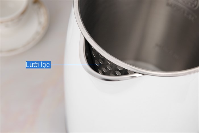 Bình đun siêu tốc Midea 1.5 lít MK-15D Màu Trắng