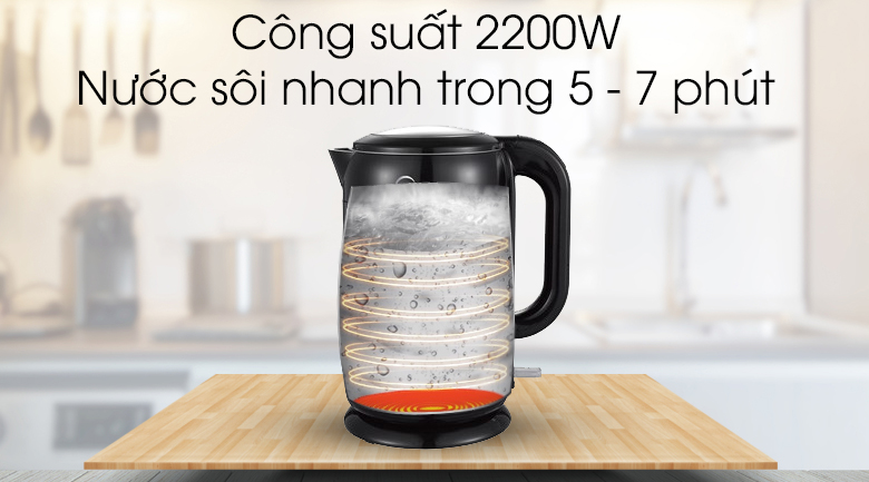 Bình siêu tốc Midea 1.7 lít MK-317DB