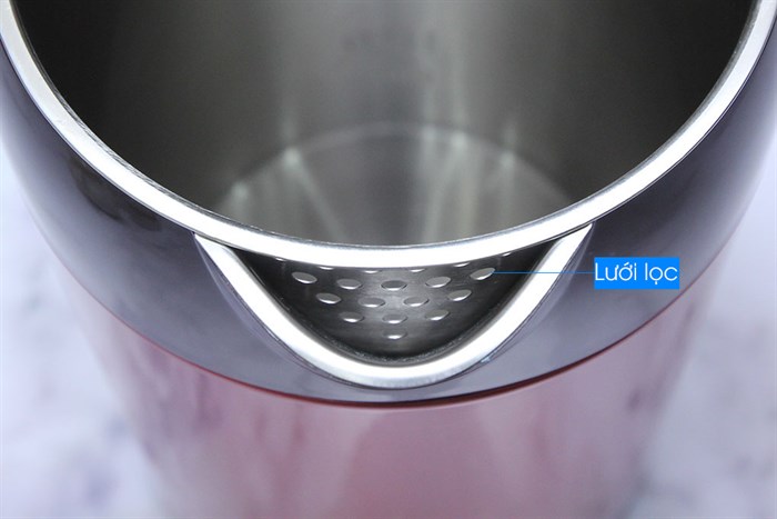 Bình đun siêu tốc Midea 1.7 lít MK-317DR Màu Đỏ đô