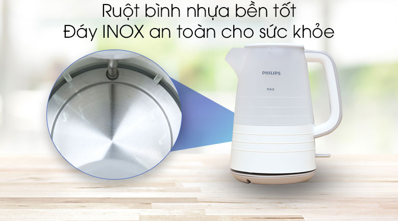 Bình đun siêu tốc Philips 1.5 lít HD9334