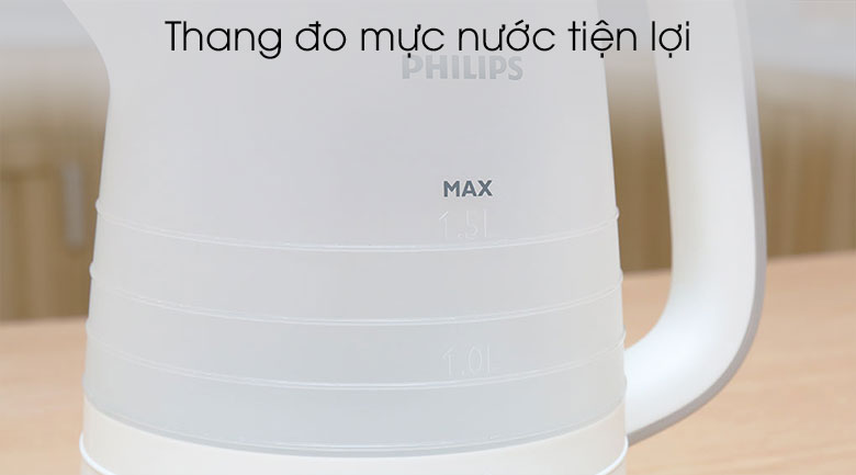 Bình đun siêu tốc Philips 1.5 lít HD9334