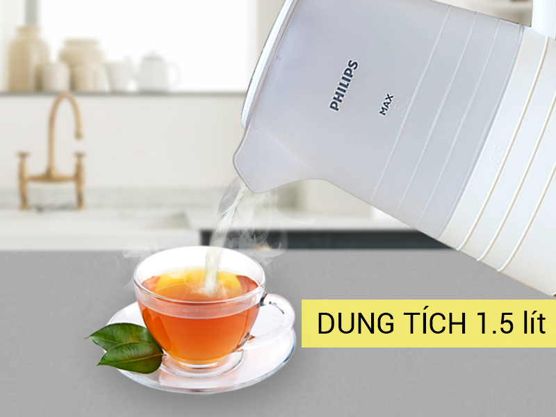 MUA BÌNH ĐUN, Ấm siêu tốc Philips HD9334 1.5 lít GIÁ RẺ TẠI SIÊU THỊ ĐIỆN MÁY Toàn Thủy - TP HUẾ.