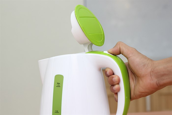 Bình đun siêu tốc Delites 1.7 lít ST17P01WG Xanh lá Màu Trắng - Xanh lá