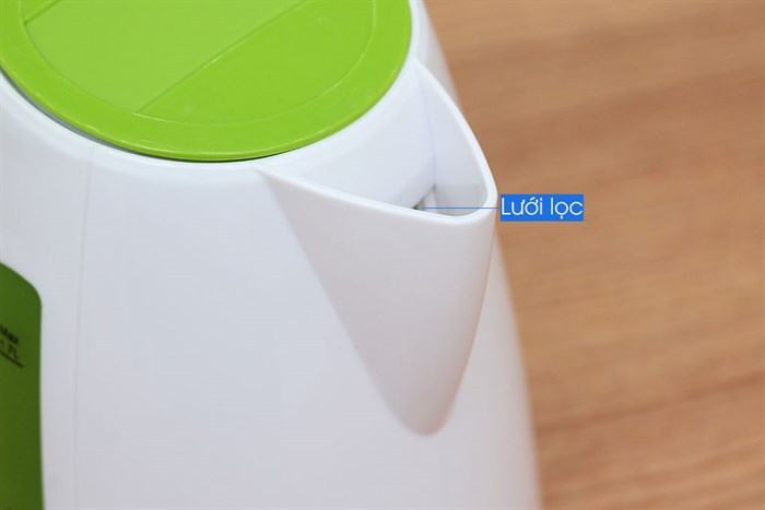 Bình đun siêu tốc Delites 1.7 lít ST17P01WG Xanh lá Màu Trắng - Xanh lá