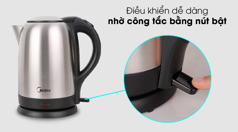 Bình đun siêu tốc Midea 1.7 lít MK-17SS
