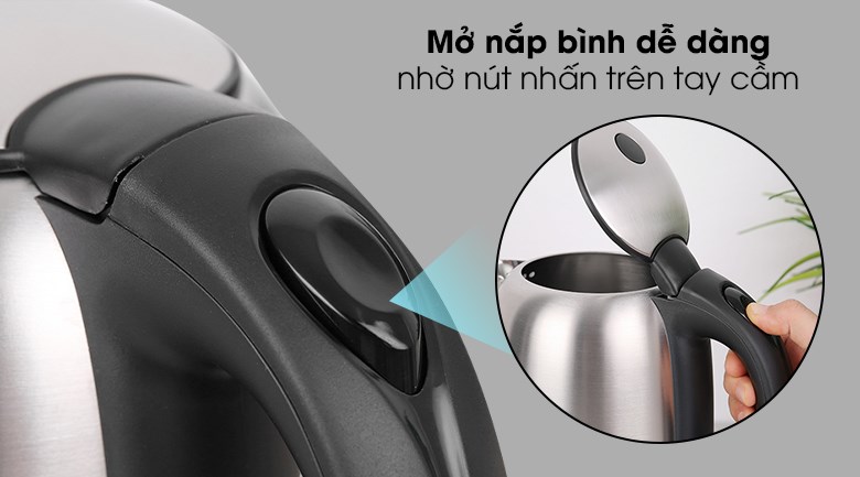 Bình đun siêu tốc Midea 1.7 lít MK-17SS