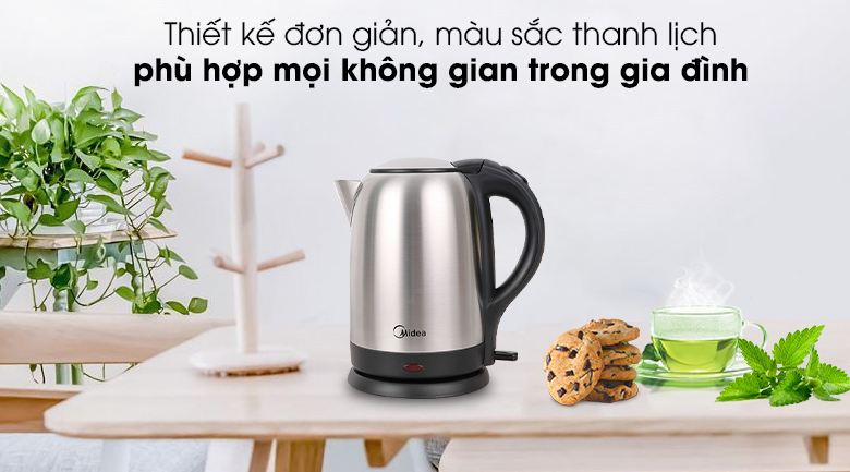 Thiết kế - Bình siêu tốc Midea 1.7 lít MK-17SS