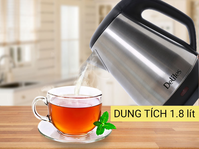 Bình siêu tốc Delites ST18S03 1.8 lít Bình siêu tốc Delites ST18S03 1.8 lít