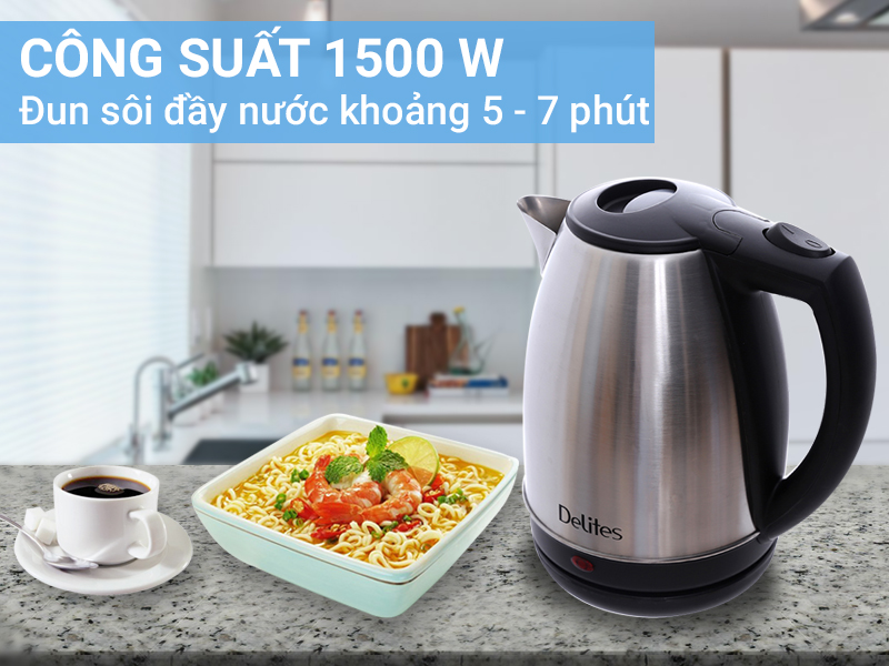Bình siêu tốc Delites ST18S02 Bình siêu tốc Delites ST18S02