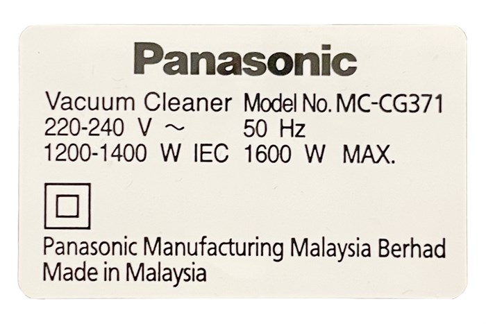 Máy hút bụi dạng hộp Panasonic MC-CG371AN46 Màu Xanh ngọc