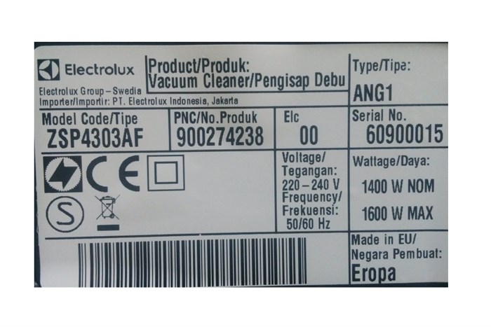 Máy hút bụi dạng hộp Electrolux ZSP4303AF Màu Đỏ đô