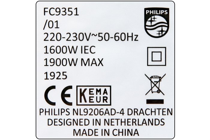 Máy hút bụi dạng hộp Philips FC9351 Màu Đen - Đỏ