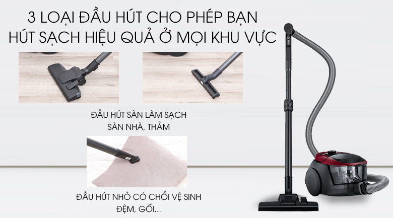 Máy hút bụi Samsung VC18M3130V1/SV-N 1800W