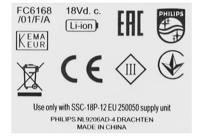 Máy hút bụi không dây Philips FC6168/01 Màu Xám