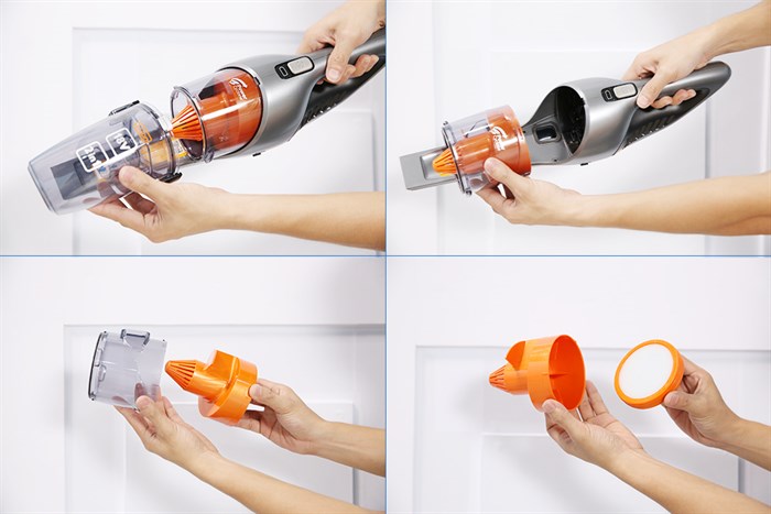 Máy hút bụi không dây Philips FC6168/01 Màu Xám