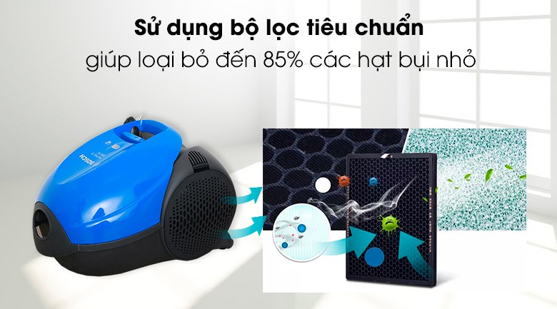 Máy hút bụi dạng hộp Bosch HMH.BSM1805RU