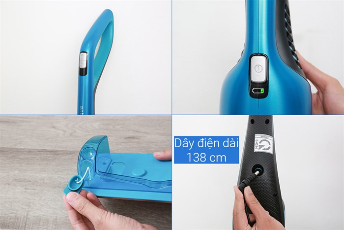 Máy hút bụi cầm tay Philips FC6404 Màu Xanh Dương