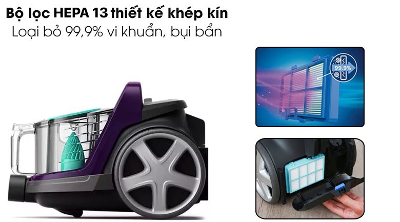 Máy hút bụi dạng hộp Philips FC9571