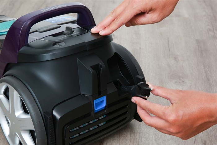 Máy hút bụi dạng hộp Philips FC9571 Màu Đen - Tím