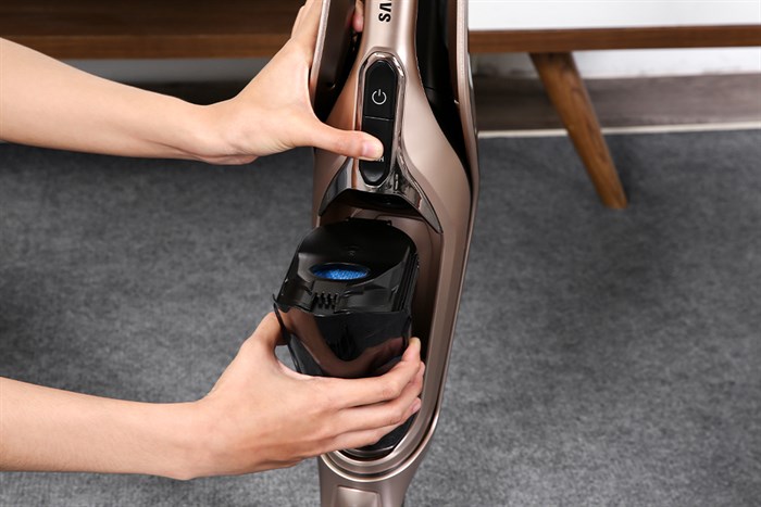 Máy hút bụi không dây Samsung VS03R6523J1/SV Màu Đen - Vàng