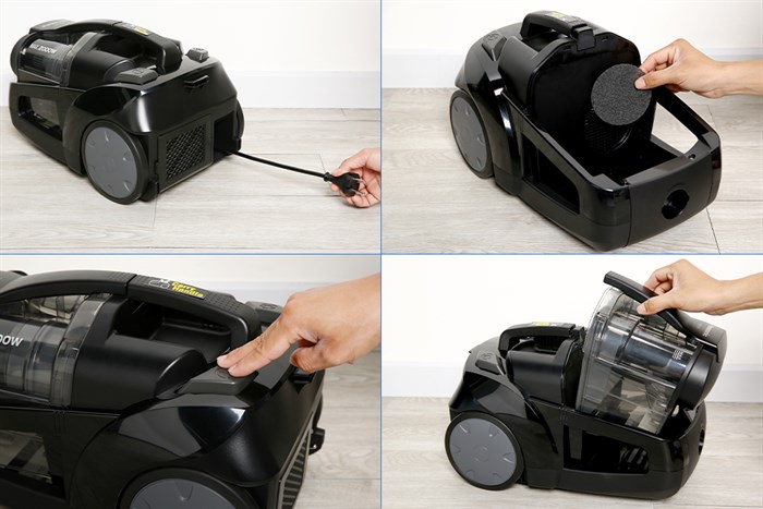 Máy hút bụi dạng hộp Panasonic MC-CL575KN49 Màu Đen