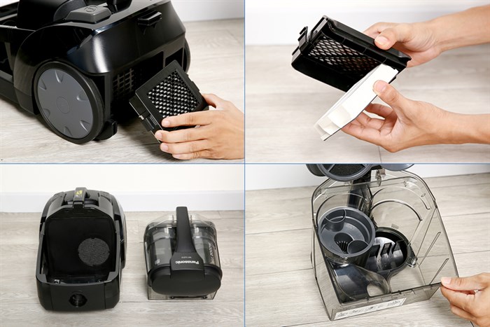 Máy hút bụi dạng hộp Panasonic MC-CL575KN49 Màu Đen