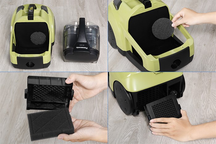 Máy hút bụi dạng hộp Panasonic MC-CL571GN49 Màu Xanh Lá Mạ