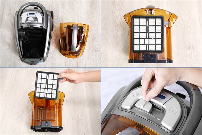 Máy hút bụi dạng hộp BlueStone VCB-8067 Màu Cam