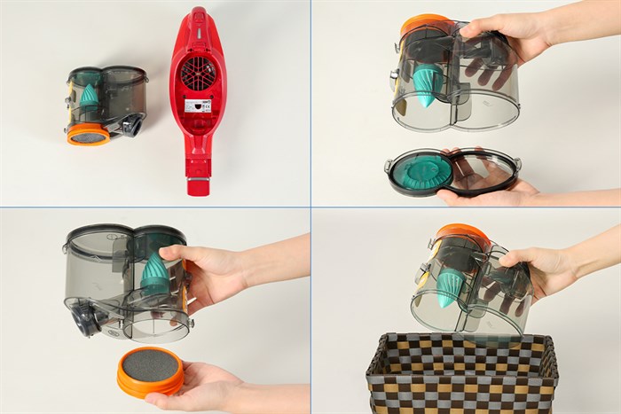 Máy hút bụi không dây Philips FC6721 Màu Đỏ