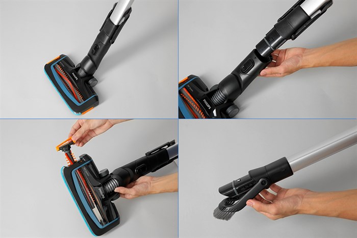 Máy hút bụi lau nhà Philips FC6728 Màu Đen