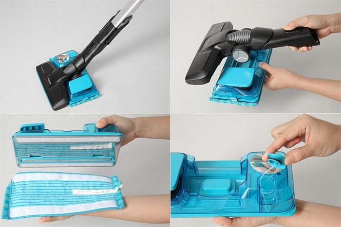 Máy hút bụi lau nhà Philips FC6728 Màu Đen