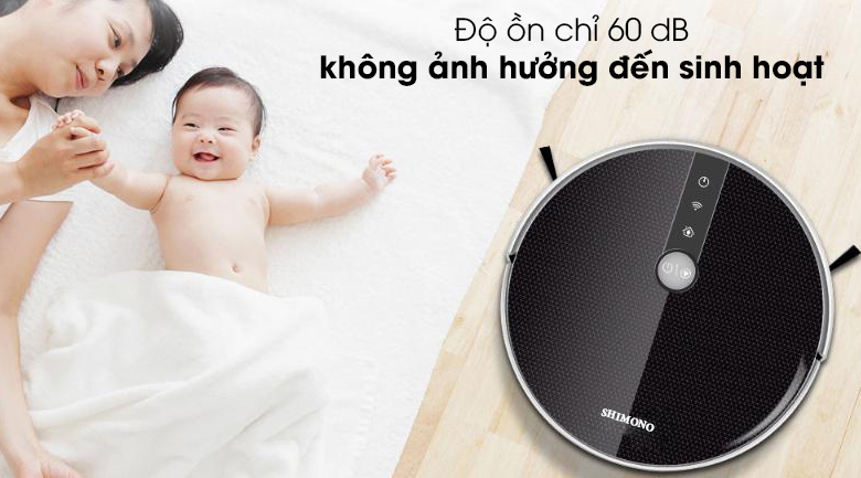 Độ ồn - Robot hút bụi Shimono RS38B