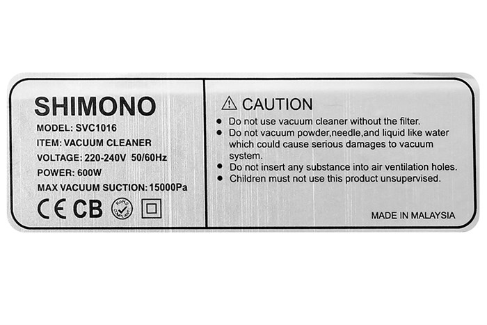 Máy hút bụi cầm tay Shimono SVC1016 Màu Xanh Dương