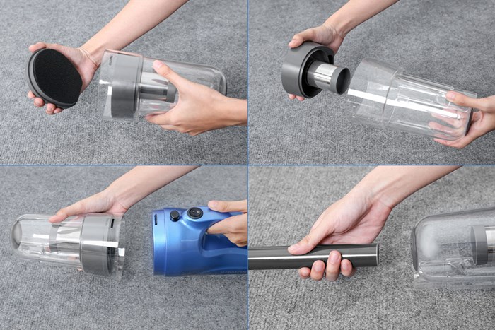 Máy hút bụi cầm tay Shimono SVC1016 Màu Xanh Dương