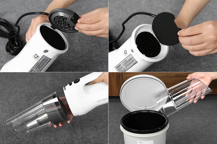 Máy hút bụi cầm tay Shimono SVC1015 Màu Trắng