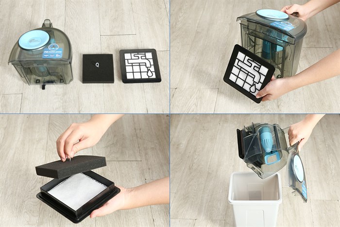 Máy hút bụi dạng hộp Philips XB2023/01 Màu Trắng - Xanh