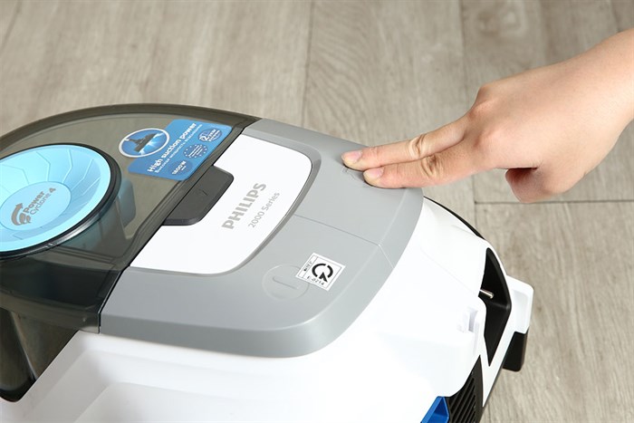 Máy hút bụi dạng hộp Philips XB2023/01 Màu Trắng - Xanh