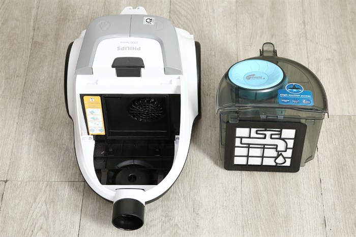 Máy hút bụi dạng hộp Philips XB2023/01 Màu Trắng - Xanh