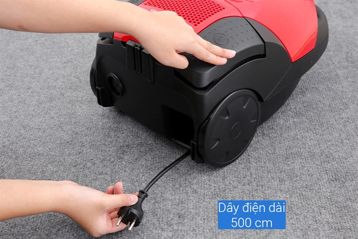 Máy hút bụi dạng hộp Panasonic MC-CG525RN49 Màu Đen - Đỏ