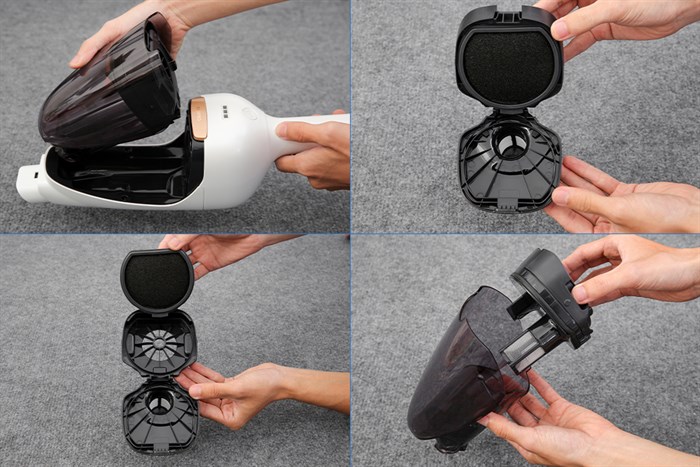 Máy hút bụi không dây Electrolux PQ91-3BW Màu Trắng - Đen