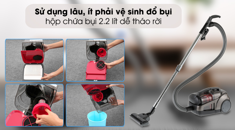 Máy hút bụi dạng hộp Panasonic MC-CL787TN49